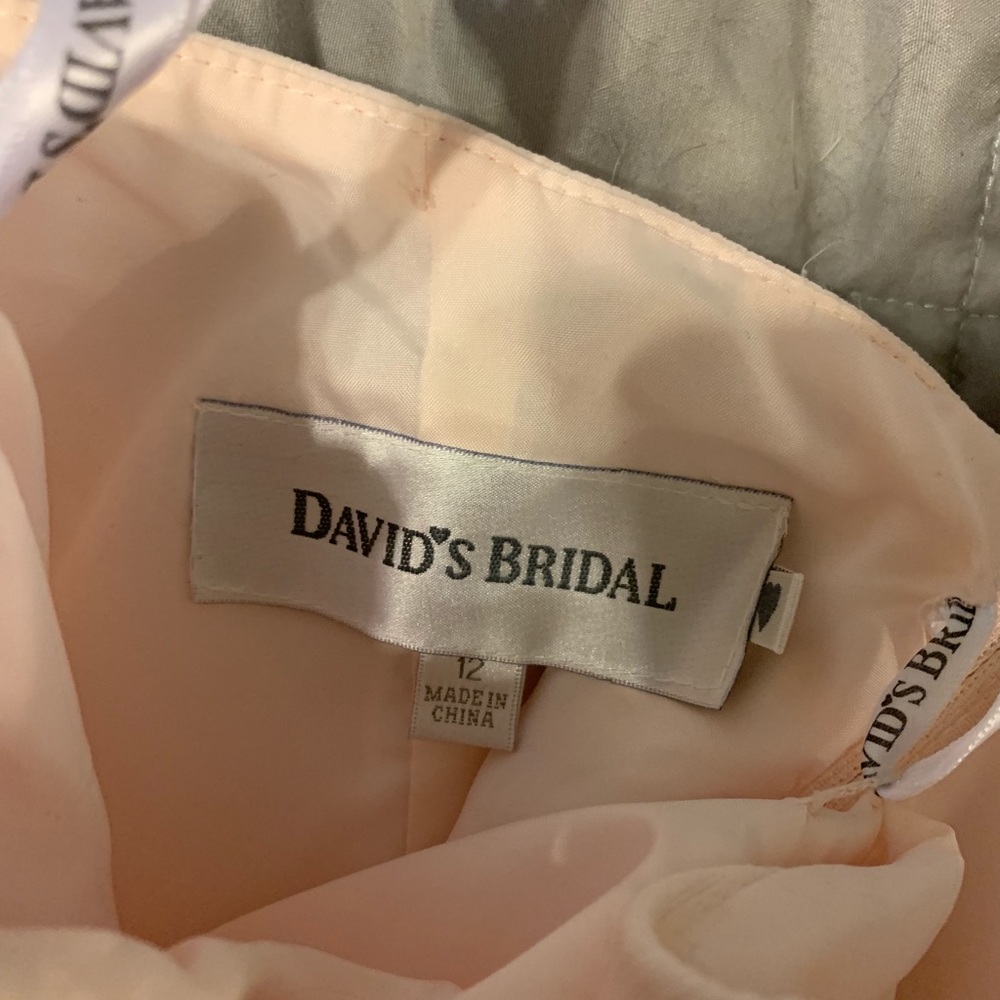 David’s bridal chiffon dress - Picture 4 of 4